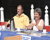 Torsten und Anke bei der Festveranstaltung